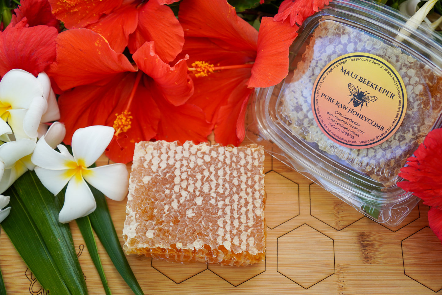 100% Maui Raw Honey Comb